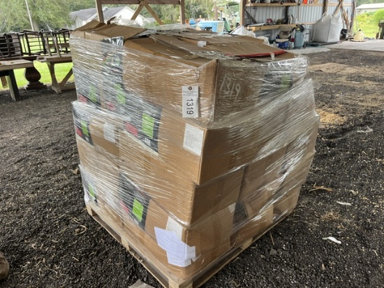 Pallet of Empty Mylar Compost Bags