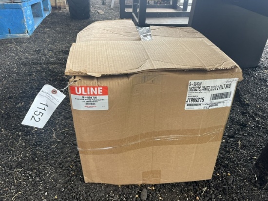 Box Of Uline S-9947W 2 Gallon Pail Lids
