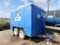 (X) (1301657) 1996 GREGORY 8' X 12' T/A CREW TRAILER, PINTLE HITCH (1129381