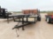 SHOPBUILT 7'W X 20'L T/A HEAVY DUTY UTILITY TRAILER W/ 7000# 8-HOLE AXLES,