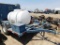 (X) (1310536) SHOPBUILT S/A EYE WASH/ SHOWER TRAILER W/ 500 GAL POLY WATER