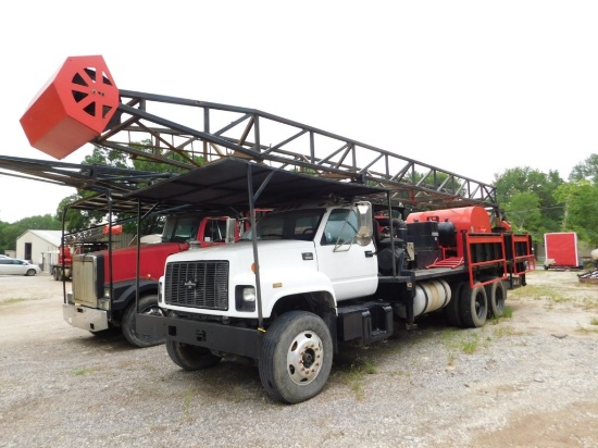 (X) 2010 FALCON MODEL SW428 SWAB RIG VIN: 311-11, P/B DETROIT 6V-92T DIESEL