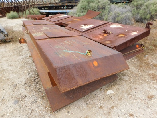 APPROX 4'W X 8"H X 20'L STEEL RIG BASE BEAM (11293619) LOCATED IN YARD 5 -