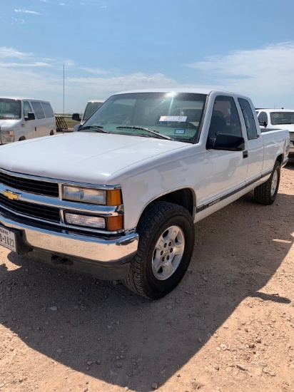 (X) 1997 GMC Z71 EXT CAB 4X4 PICKUP P/B V8 GAS ENGINE, AUTO TRANS., PS, PL,