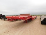 (X) 2007 CHALLENGER PLATFORM NECK, MODEL RN50 LOWBOY TRAILER, VIN: 1W8B21F3