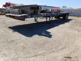 (X) (1320017) 1971 TEPTE 40' T/A OILFIELD FLOAT TRAILER W/ INVERTED 5TH WHE