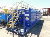 (1030151) 7'W X 6'H X 24'L (3) COMPARTMENT REVERSE PIT W/ GAS BUSTER, TOP M