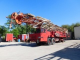 1973 FRANKS 1287/160 D/D BACK IN WELL SERVICE RIG, SN: 73040-6, P/B 8V-71 D