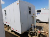 (X) (1320250) 2004 TERRY 8'X 12' T/A CREW TRAILER, PINTLE HITCH (11293650)