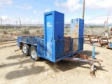 (X) (1310545) 1981 HAYNE 7'W X 10'L T/A TOOL TRAILER VIN: HM816777, PINTLE