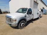 (X) (1113414) 2007 FORD F550 XLT SGL CAB WELDING/ MECHANICS TRUCK VIN: 1FDA