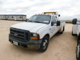 2005 FORD F350 SUPER DUTY EXT CAB MECHANICS TRUCK DUAL WHEEL VIN: 1FDWX36P6