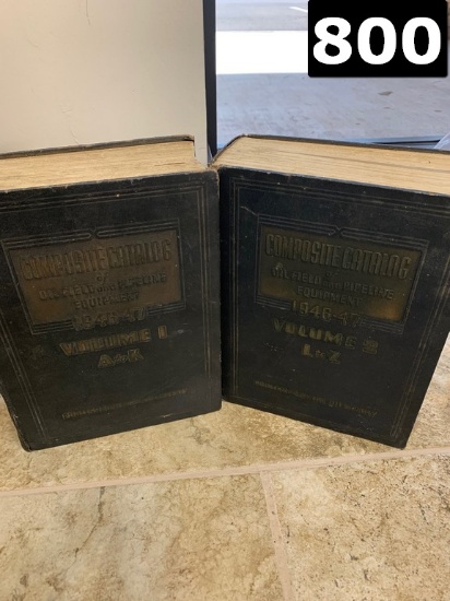 1946-1947 COMPOSITE CATALOG OF OILFIELD AND PIPELINE EQUIPMENT. VOL. 1 &2 A