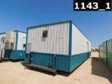 12'W X 40'L BATH, KITCHEN, WASH ROOM UNIT, (27) LOCKERS, STOVE, (2) ICEBOXE