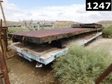 (2) 8'W X 40'L FREUHAUF STEEL FLOAT PLATFORMS (11293618) LOCATED IN YARD 5