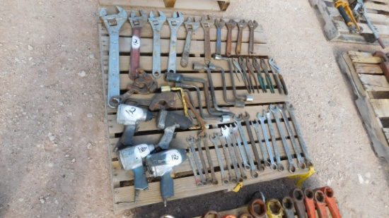 Pallet of Impact Wrenches, OE/BE Wrenches, Pliers, Crescent Wrenches, Socke