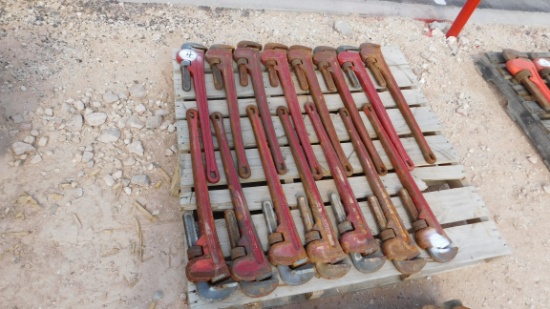 Pallet of 36" Pipe Wrenches LOCATED IN YARD #1 MIDLAND, TX *ALL EQUIPMENT M