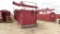 (2103764) 8'H X 8.6'W X 41'L MUD SHAKER TANK, (2) COMP SLANT BOTTOM, INTERN