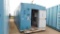 (2103736) 7'H X 10'W X 35'L CHANGE/ PARTS HOUSE, WALL LOCKERS, BENCH SEATIN