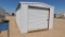 (4145) 12'W X 24'L PORTABLE GARAGE/ STORAGE BUILDING W/ 8'W ROLL UP DOOR &