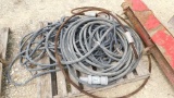 (2111742) (2) PALLET RIG LIGHTS (1) PALLET ELECTRICAL CABLE LOCATED IN YARD