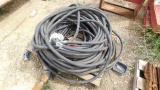 (2111772) (3) PALLETS ELECTRICAL WIRE (1) PALLET RIG LIGHTS, (3) PUMP LINEA