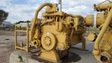 (4550) CAT D3512A DIESEL ENGINE SN- 49900411 W/ AIR STARTER, GAUGES LOCATED