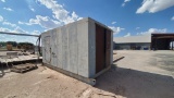 (2112482) 10'H X 10'W X 17'L METAL HOUSE, STORAGE F/ ELECTRIC SUPPLIES, ALL