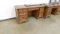 (688) (3 PCS) MATCHING TIGER OAK OFFICE SET  LOCATED IN YARD 1 - MIDLAND, T