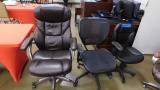 (691) (6) ASSORTED ROLLING OFFICE CHAIRS  LOCATED IN YARD 1 - MIDLAND, TX *