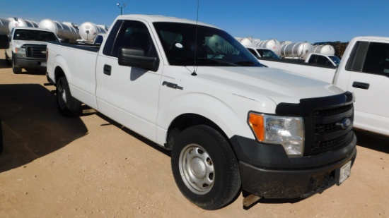 (X) 2013 FORD F150 XL, REG CAB, LONG BED, VIN- 1FTNF1CF9DKE29366, P/B TRITO