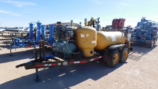 (X) (1244) 2002 SAGE OIL VAC JOBSITE T/A LUBE TRAILER, VIN- 1Z9BU18222A0920