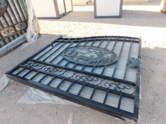 14' BI-PARTING IRON GATE (NEW)  *LOCATED IN YARD 1 - MIDLAND, TX - MUST HAV