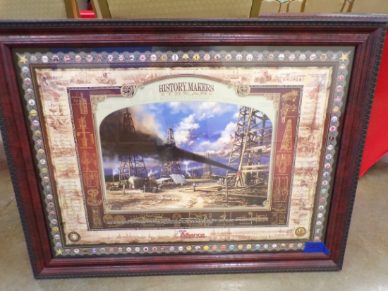 HISTORY MAKERS OF TEXAS - OIL & GAS SESQUICENTENIAL 159-2009, SIGNED PRINT