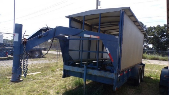 Located in YARD 19 - Wixon Valley, TX (FUF353) 2001 SHOP BUILT 7' X 16'L T/A GN