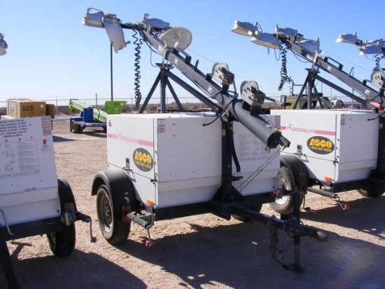 Located in YARD 1 - Midland, TX (1944) MAGNUM S/A 4 BULB LIGHT TOWER, VIN- 5AJLS1612BB014759, P/B KU