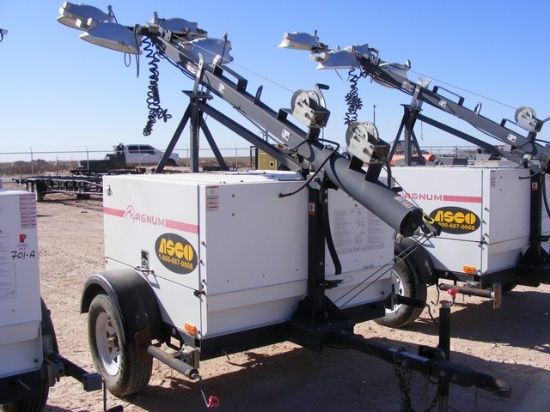 Located in YARD 1 - Midland, TX (1945) MAGNUM S/A 4 BULB LIGHT TOWER, VIN- 5AJLS1610BB014758, P/B KU