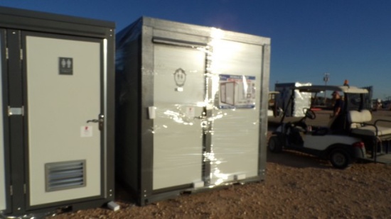 Located in YARD 1 - Midland, TX  PORTABLE BATHROOM W/ SHOWER, TOILET, LABORATORY