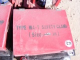 Located in YARD 1 - Midland, TX  (6073) (2) TYPE T DRILL COLLAR SAFETY CLAMPS, 6