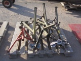 Located in YARD 9 - Odessa, TX  (9-33) PALLET RIGID ADJ HEIGHT PIPE STANDS (2455