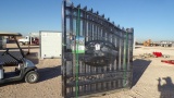 Located in YARD 1 - Midland, TX  NEW 14' BI PARTING WROUGHT IRON GATE