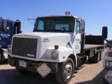 Located in YARD 1 - Midland, TX  (1797) (X) 1992 WHITE GMC T/A DAY CAB STAKE BED