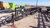 Located in YARD 1 - Midland, TX  (2935) SHOP BUILT 37' T/A BUMPER PULL PIPE TRAI