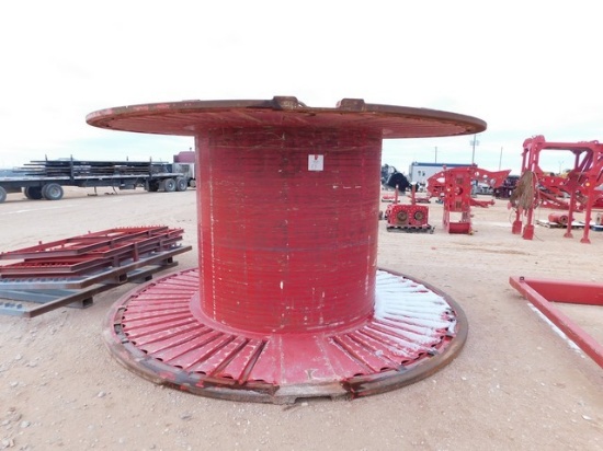 Located in YARD 1 - Midland, TX (1766) 7.6'W X 84" ID COIL TUBING REEL