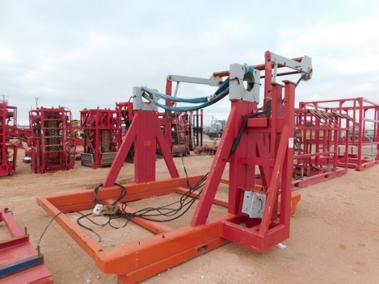 Located in YARD 1 - Midland, TX (1765) 7.6'H X 9'W X 12'L COIL TUBING SPOOL CRAD