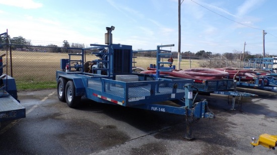 Located in YARD 2 - Liberty, TX - (L12) (FUF146) 2012 AMERI TRAIL T/A BUMPER PUL