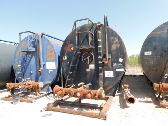 500 BBL FRAC TANK W/ 8" MANIFOLD, SKIDDED Located in YARD28 Fort Stockton, TX