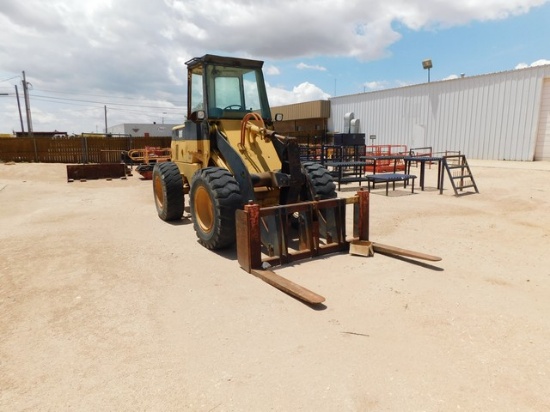 2006 CAT ARTICULATING WHEEL LOADER/ FORKLIFT, P/B CUMMINS MODEL- 4BT3.9-C DIESEL