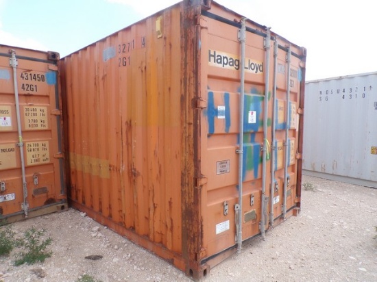 Located in YARD 3 Hobbs, NM (C-3) CONVEY SHIPPING CONTAINER, 8' X 8' X 40' W/ LI