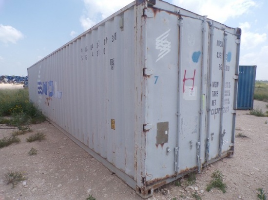 Located in YARD 3 Hobbs, NM (C-4) (1994) CONVEY SHIPPING CONTAINER, 8' X 8' X 40